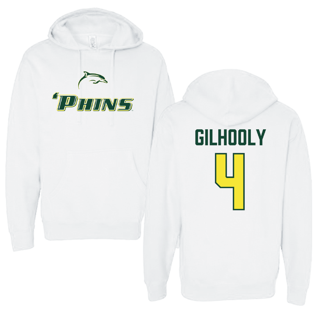 Le Moyne College Soccer (W) White Hoodie - #4 Kaitlyn Gilhooly