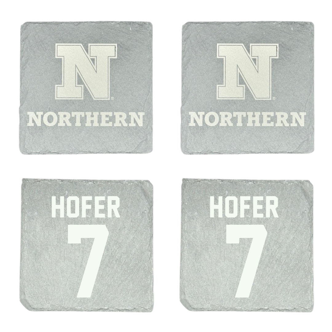 Northern State University Soccer Stone Coaster (4 Pack)  - #7 Jaylee Hofer