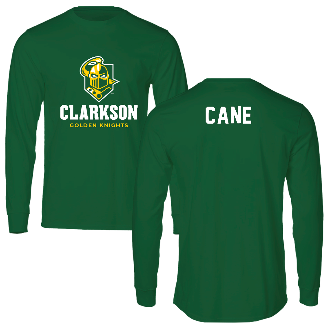 Clarkson University Alpine Skiing Forest Green University Long Sleeve - Marco Cane