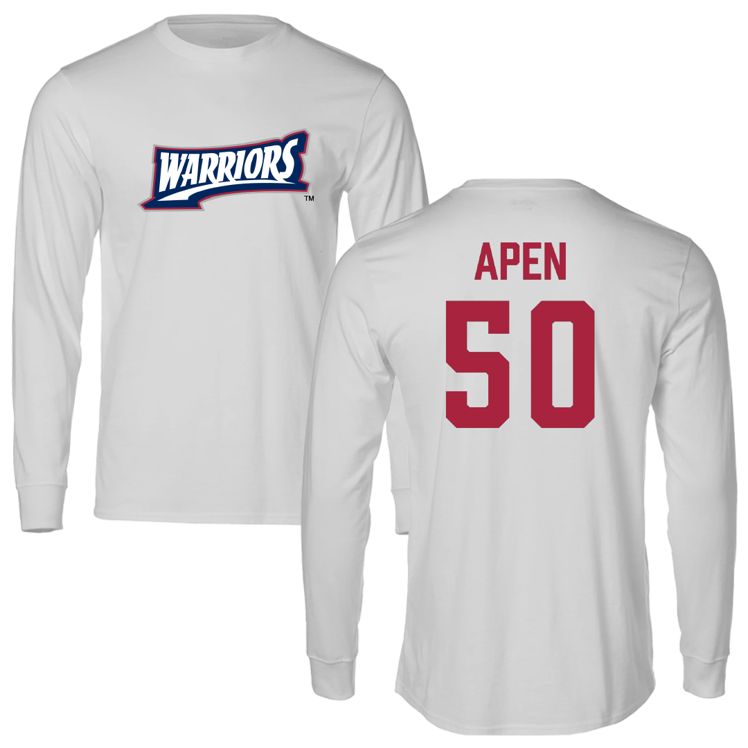 Sterling College Soccer (W) Light Gray Warriors Long Sleeve - #50 Elysa Apen