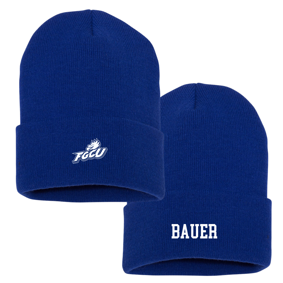 Florida Gulf Coast University Swimming & Diving Blue Beanie - Cassie Bauer