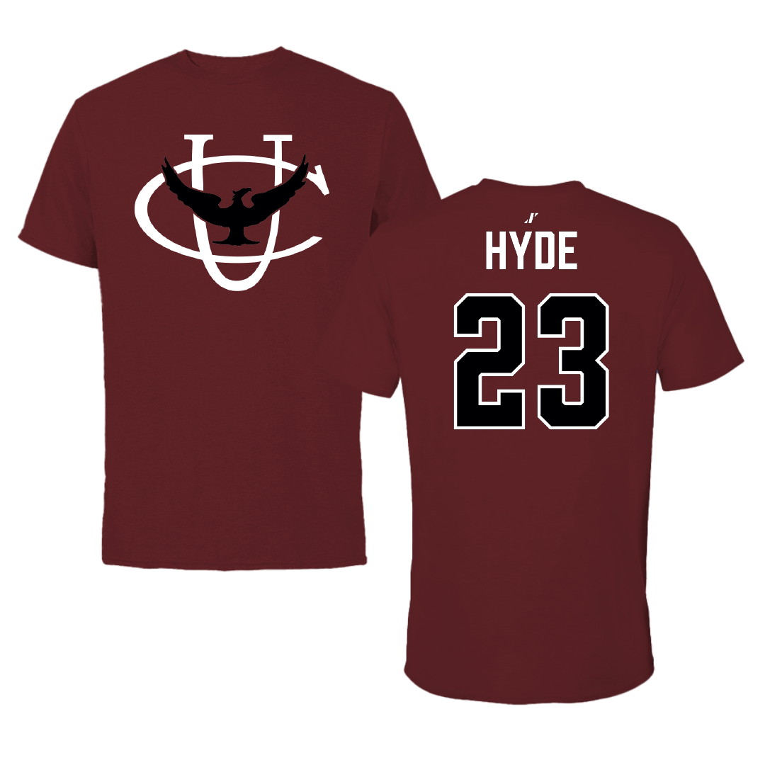 Cumberland University Flag Football (W) Maroon Tee - #23 Marley Hyde
