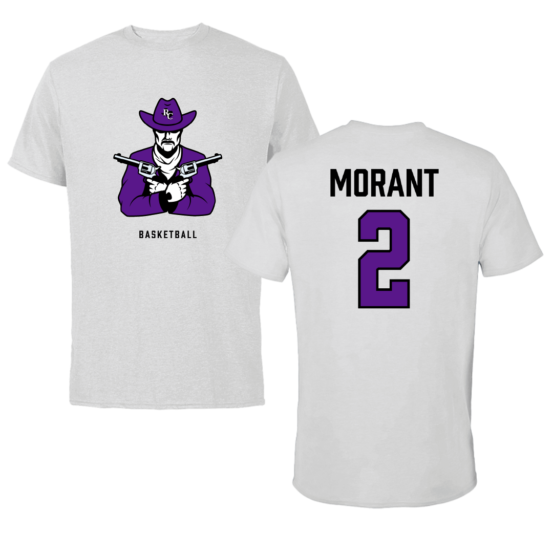 Ranger College Basketball (W) Light Gray Tee - #2 Teniya Morant