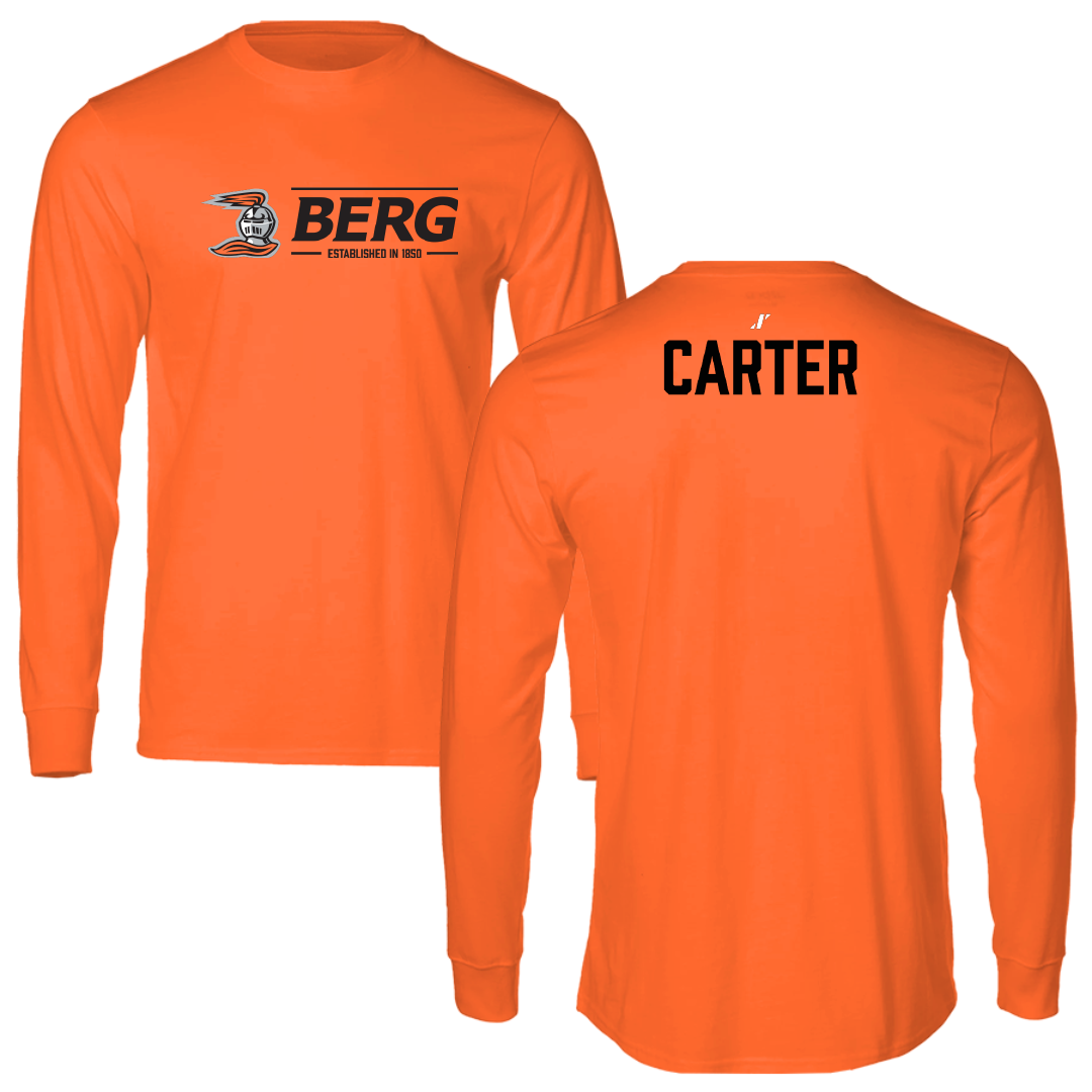 Heidelberg University Wrestling (M) Orange General Performance Long Sleeve - Joel Carter