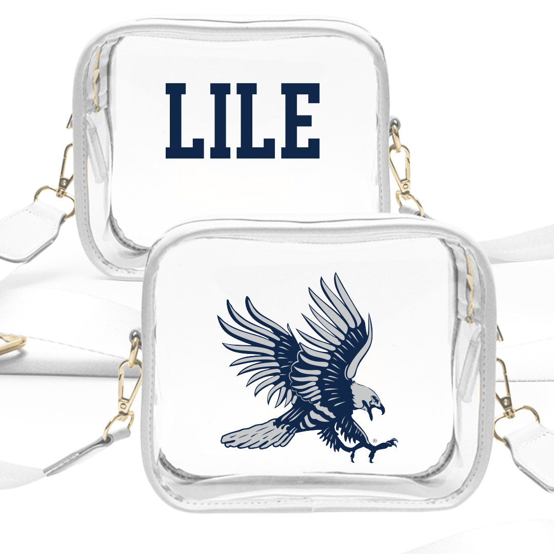 Dickinson State University TF and XC White Clear Stadium Bag - Natalie Lile