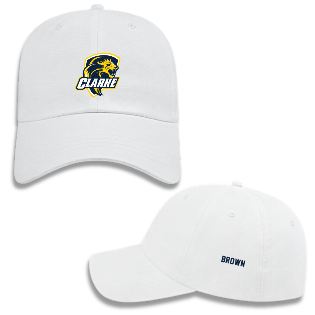 Clarke University Football White Hat - Delyno Brown