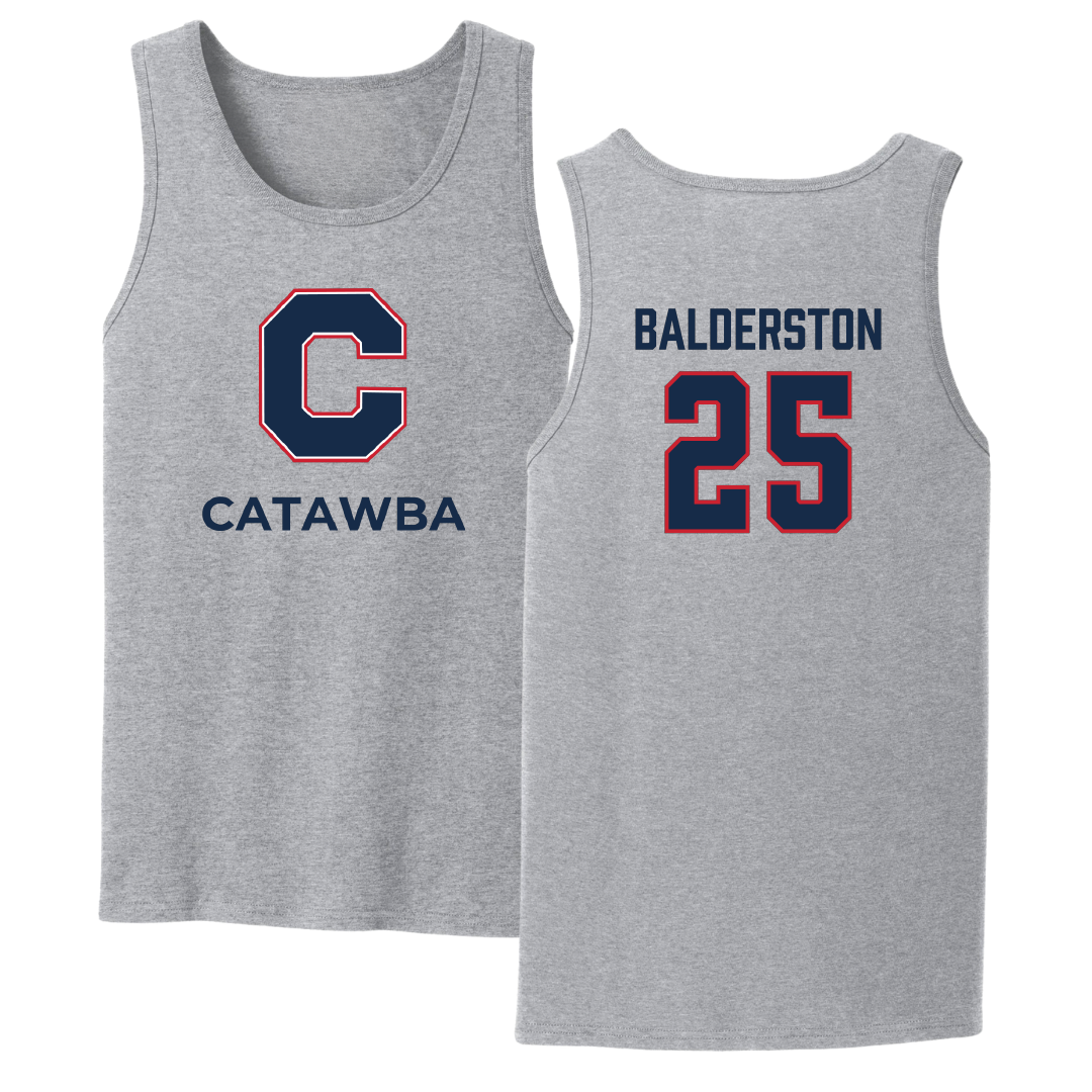 Catawba College Softball Sport Gray Tank Top - #25 Savanna Balderston
