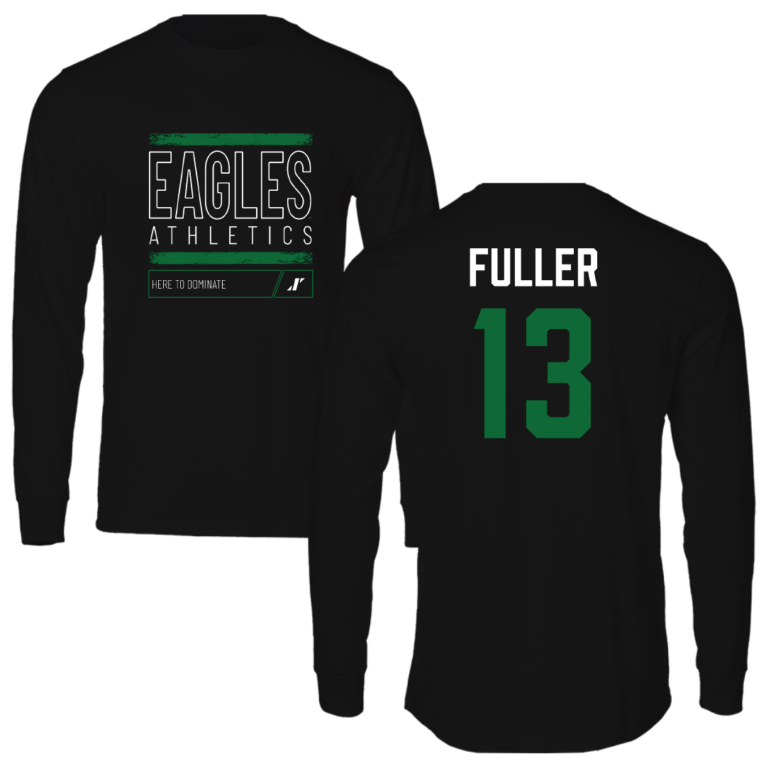 Eastern Michigan University Soccer (W) Black Dominate Performance Long Sleeve - #13 Ella Fuller