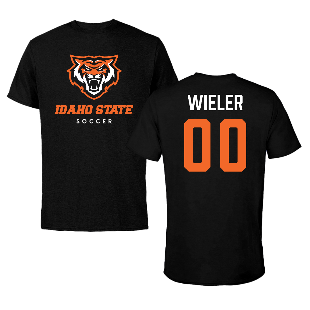 Idaho State University Soccer Black Performance Tee - #00 Hannah Wieler