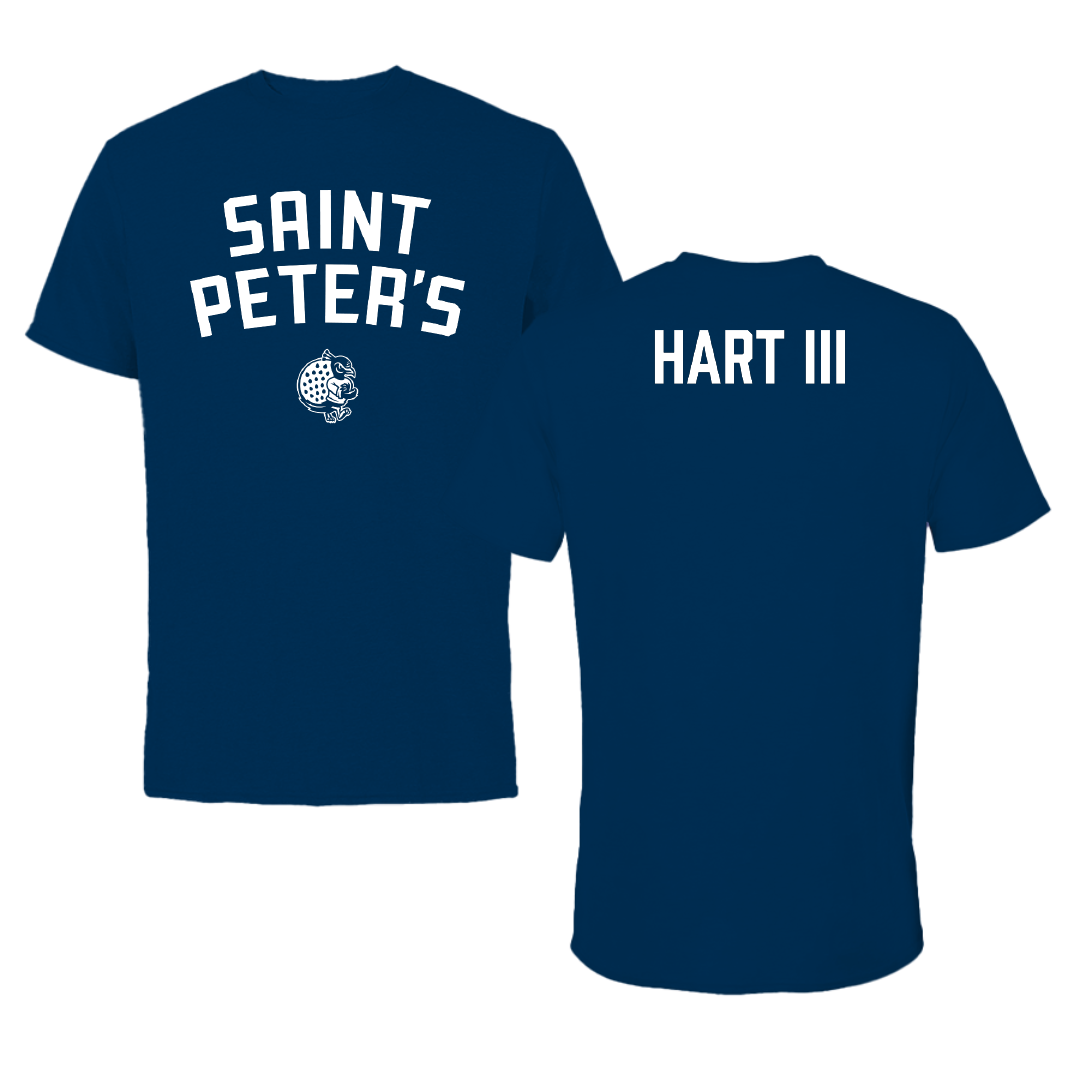 Saint Peter's University TF and XC Navy Performance Tee - Earl Hart III
