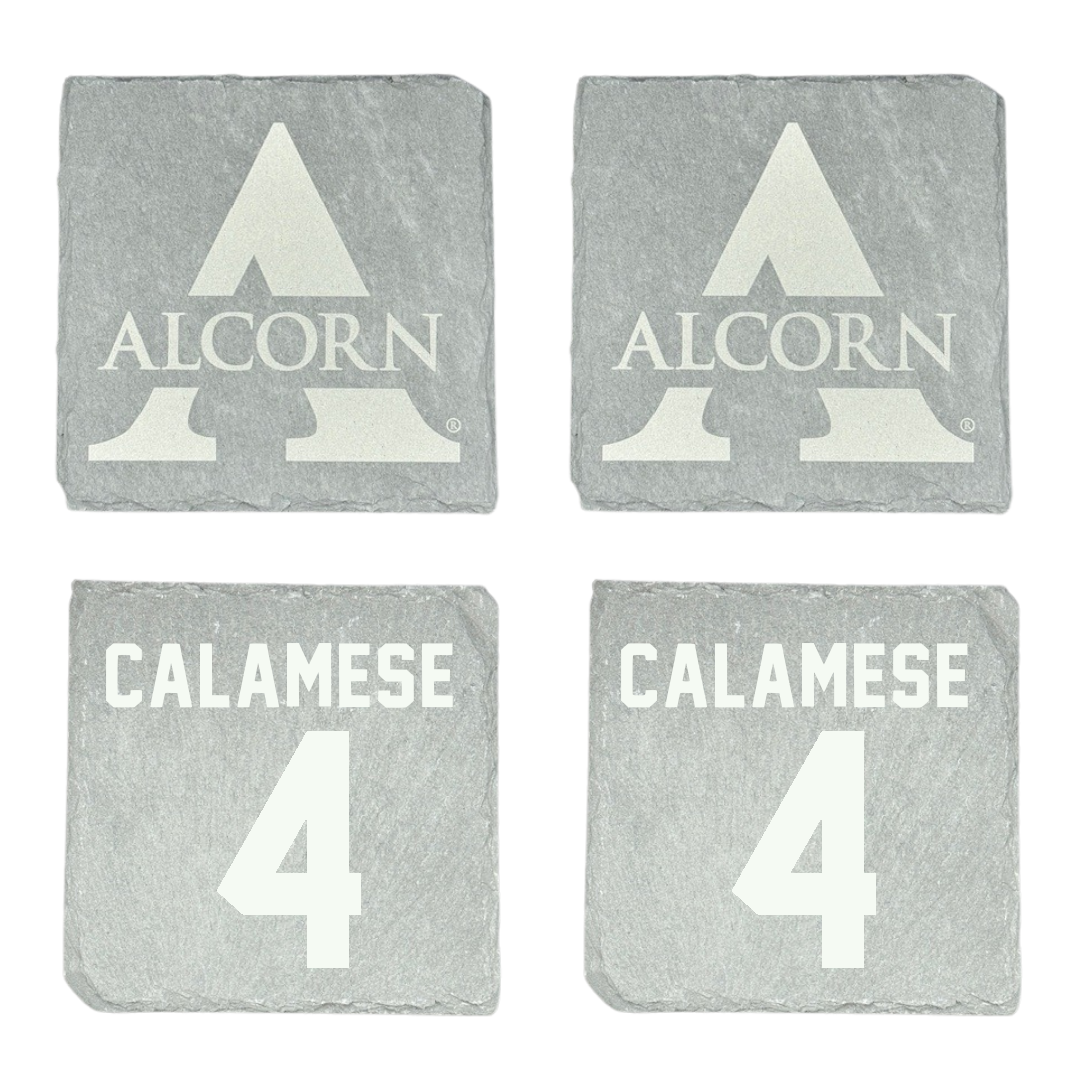 Alcorn State University Basketball Stone Coaster (4 Pack)  - #4 Bryson Calamese