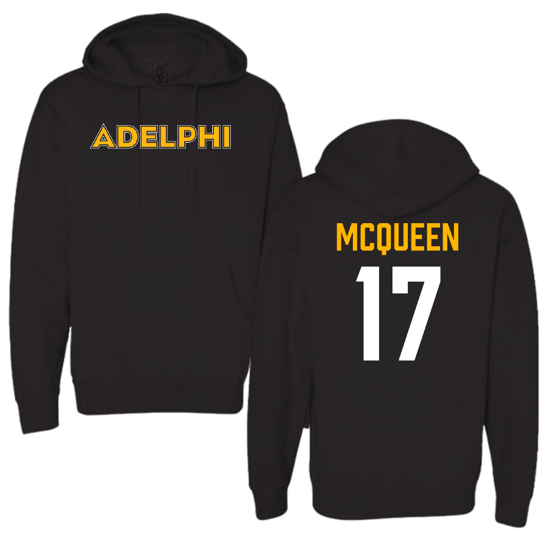 Adelphi University Volleyball (W) Black Hoodie - #17 Macarty McQueen