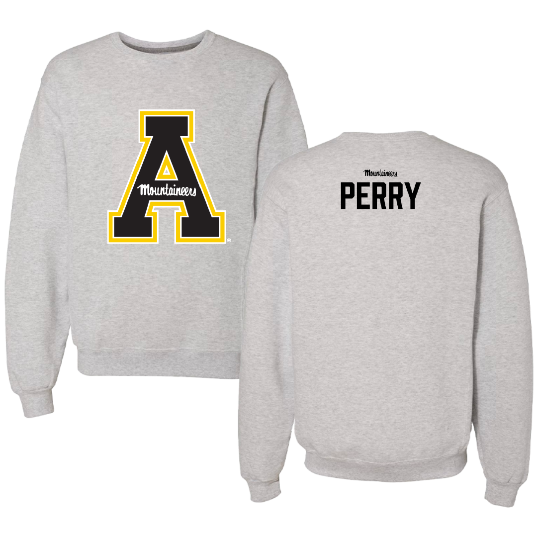 Appalachian State University Cheer Gray Crewneck - Alysa Perry