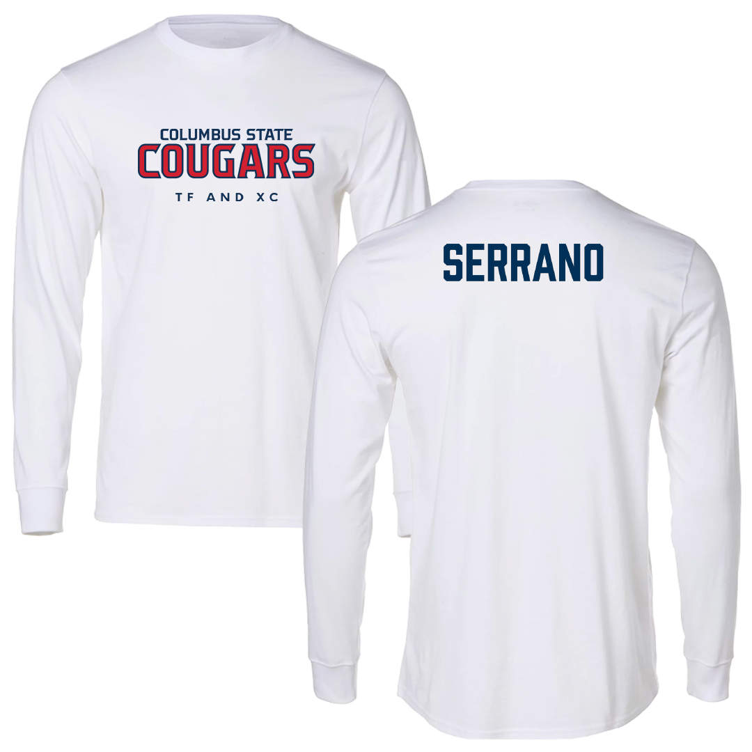 Columbus State University TF and XC White Long Sleeve - Arthur Serrano