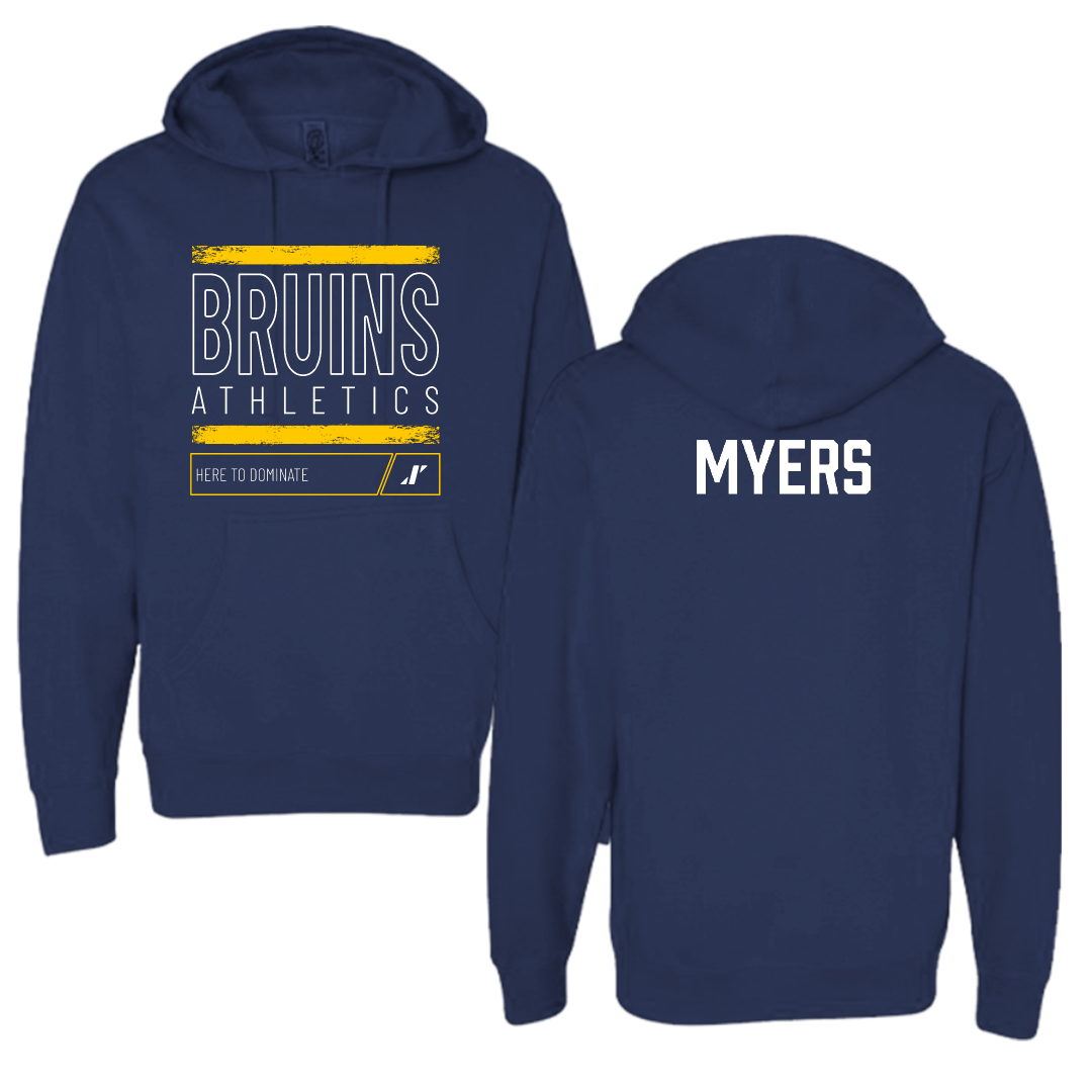 Carolina University Baseball Navy Dominate Hoodie - Jacob Myers