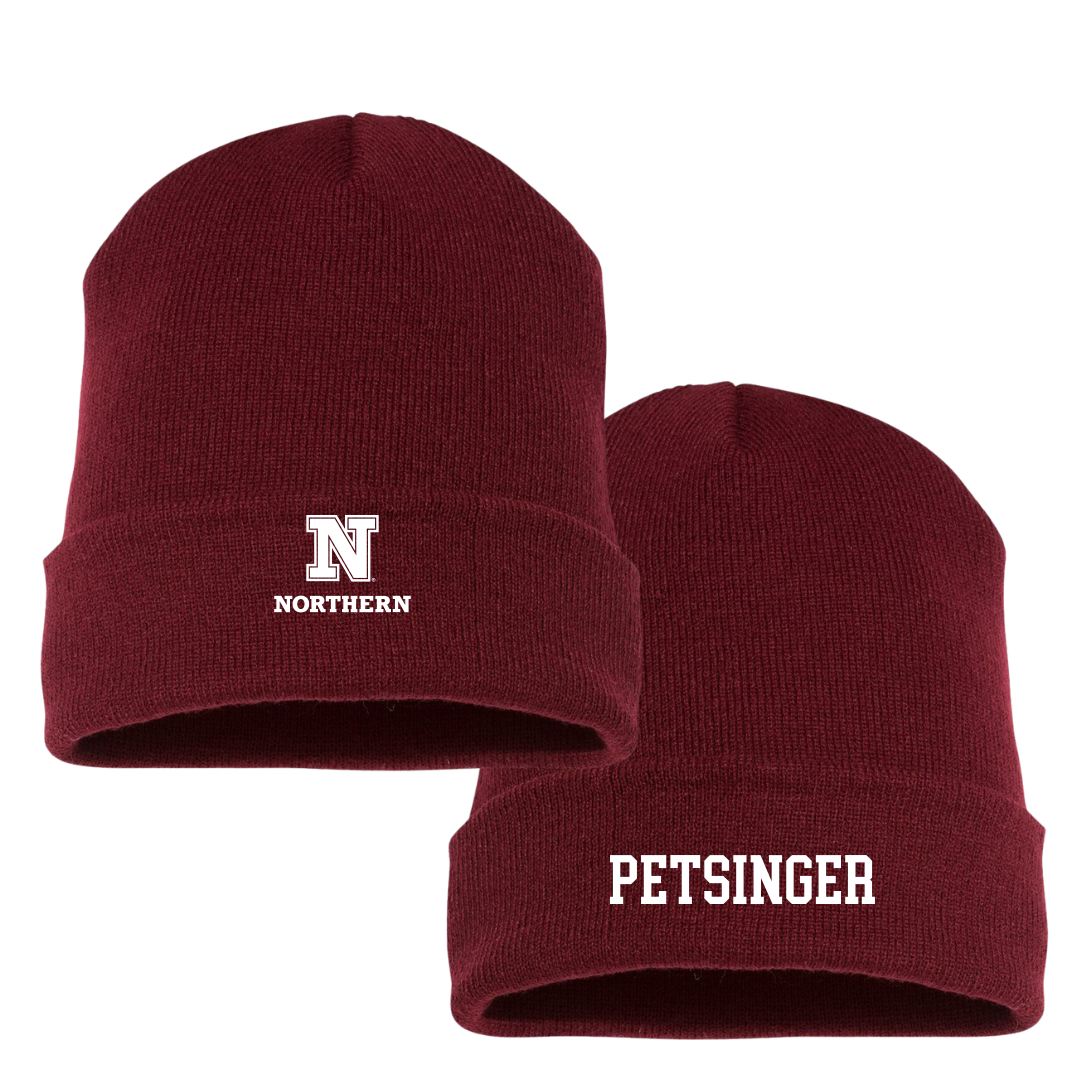 Northern State University Wrestling (M) Maroon Beanie - Nik Petsinger