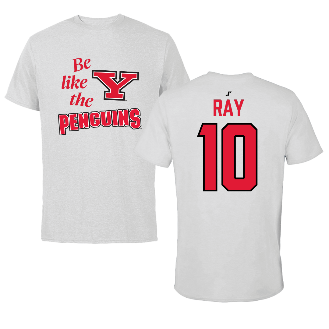 Youngstown State University Softball Light Gray Be Like Us Tee - #10 Ayla Ray