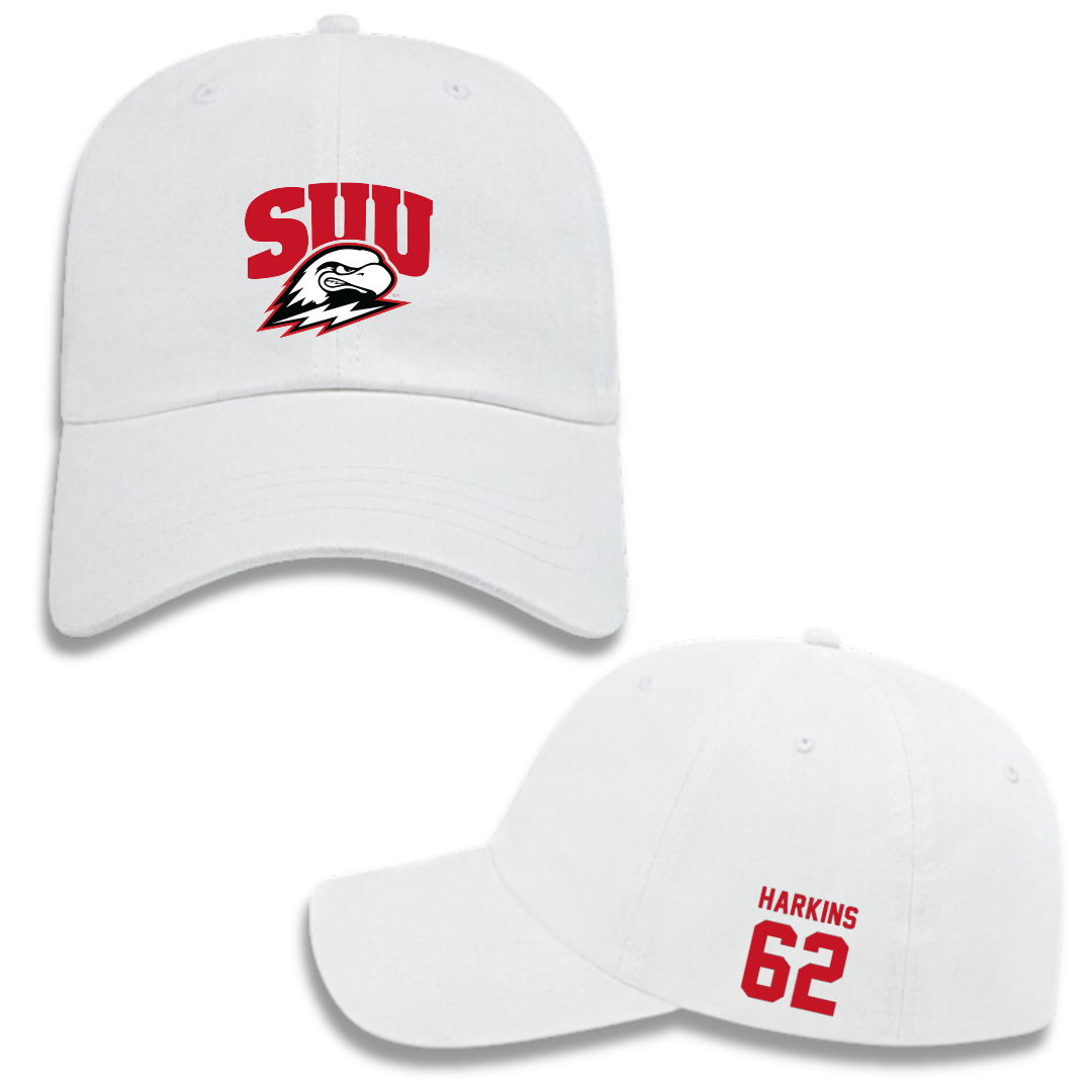 Southern Utah University Football White Hat - #62 Jacob Harkins