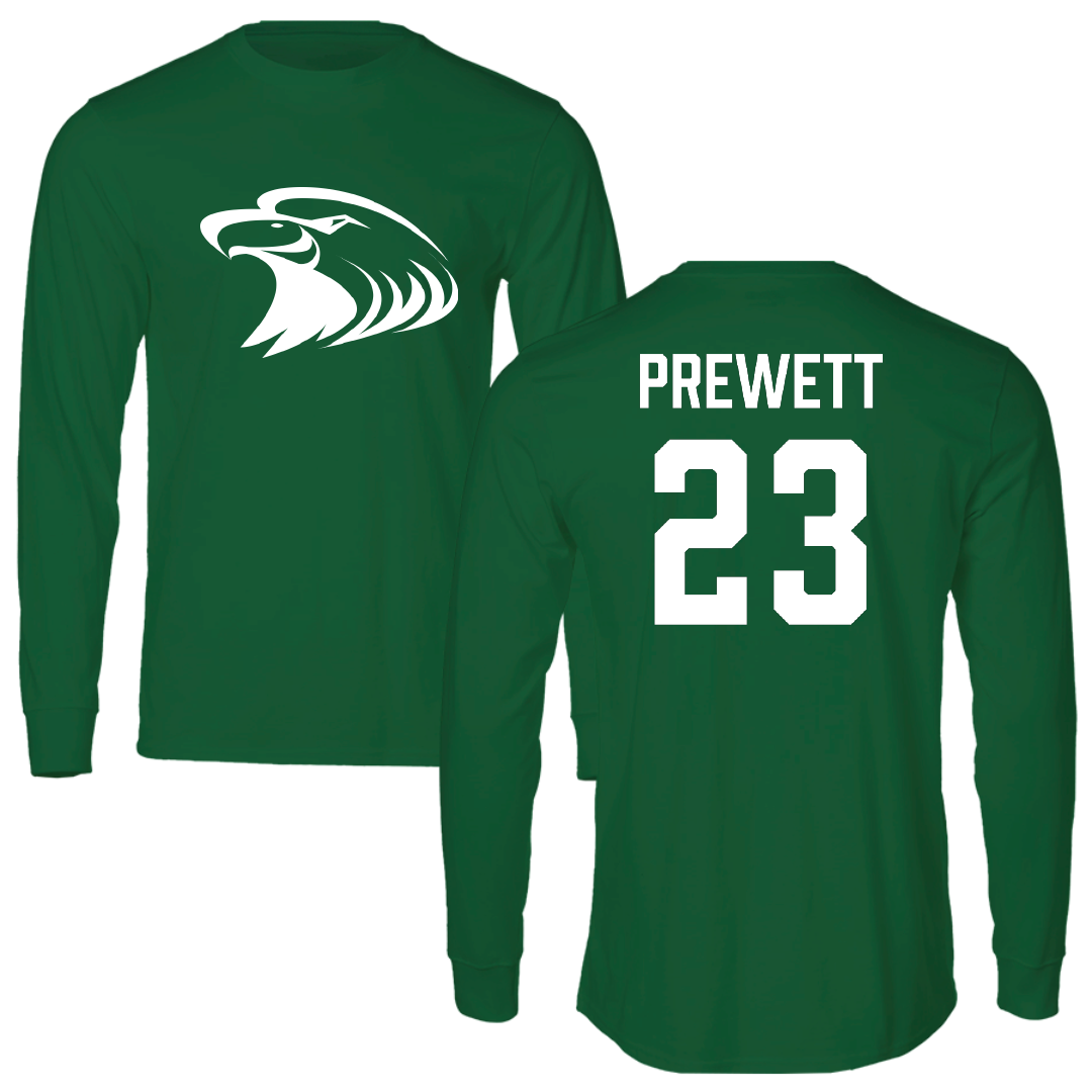 Central Methodist University Baseball Green Long Sleeve - #23 Jack Prewett