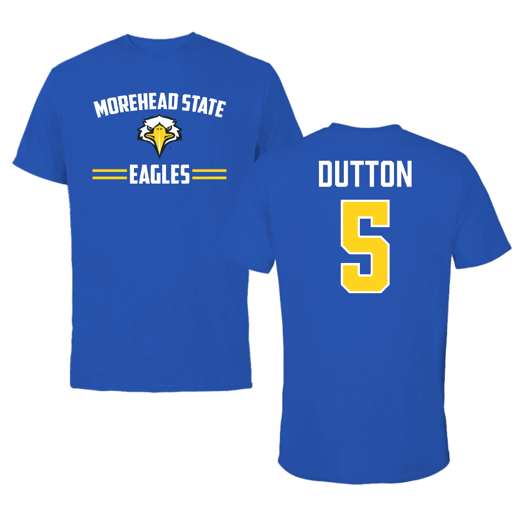 Morehead State University Baseball Blue General Performance Tee - #5 JJ Dutton