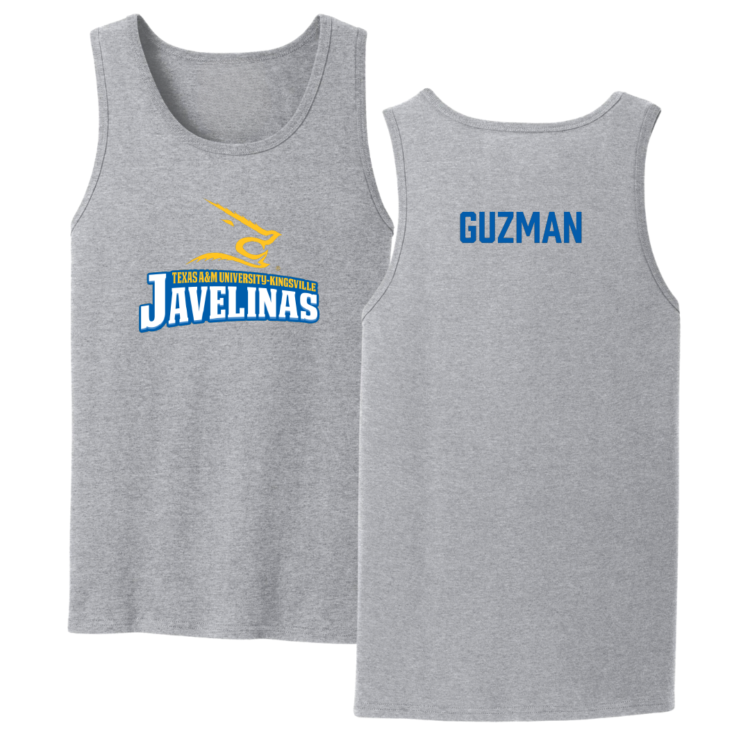 Texas A&M University-Kingsville TF and XC Sport Gray Tank Top - Bryssa Guzman