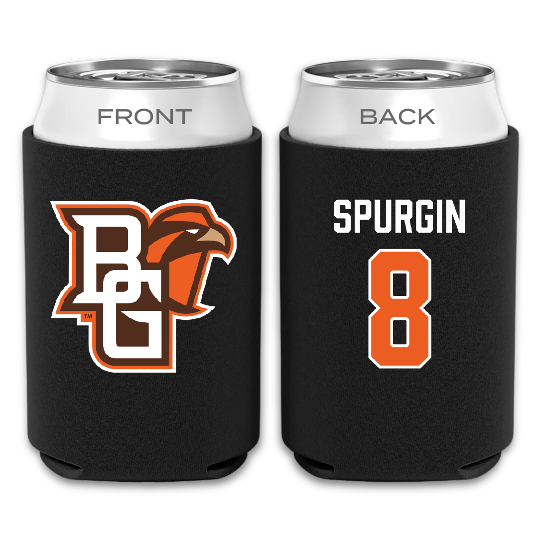 Bowling Green State University Basketball (M) Black Can Cooler - #8 Greg Spurgin