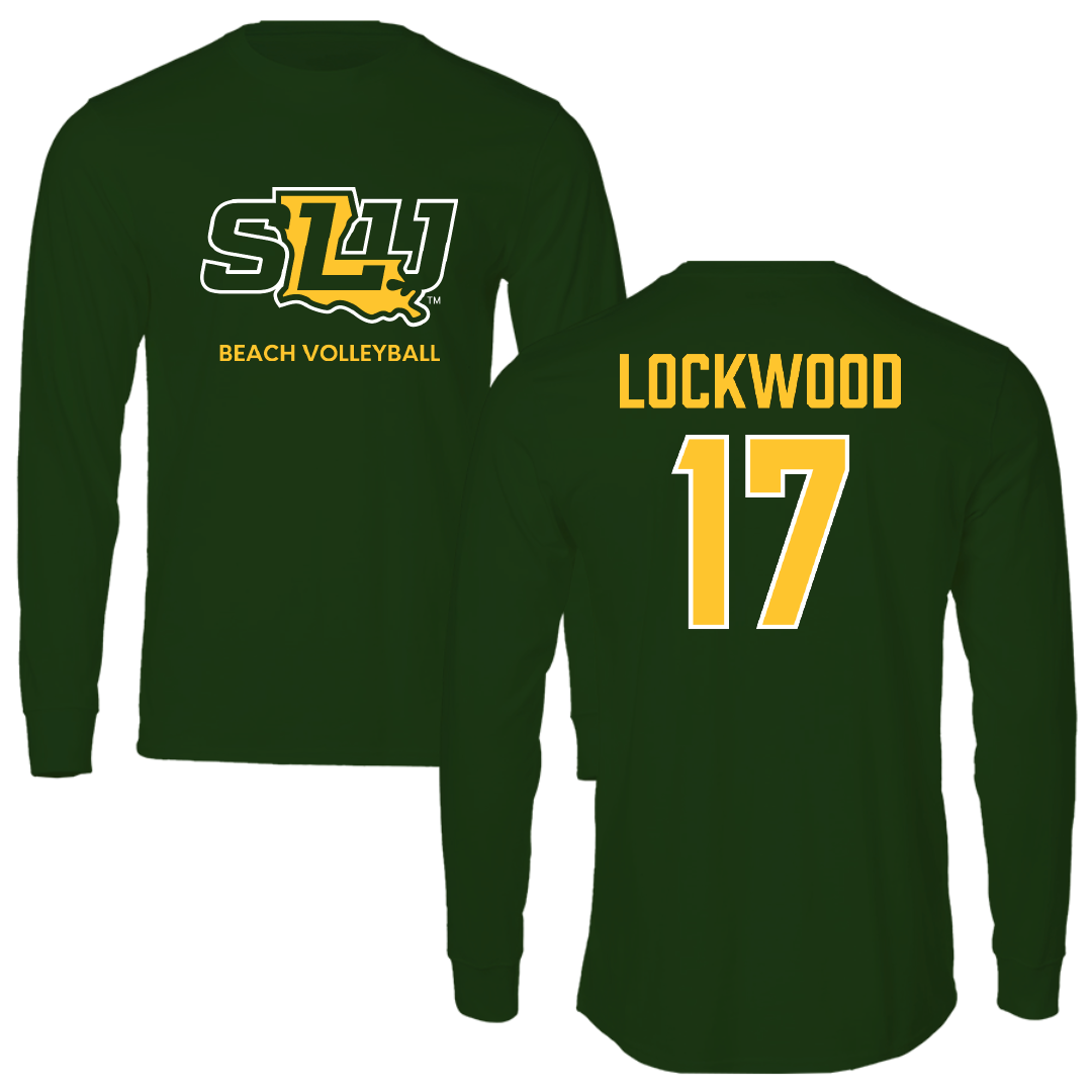 Southeastern Louisiana University Beach Volleyball Forest Green Long Sleeve - #17 Ysabella Lockwood