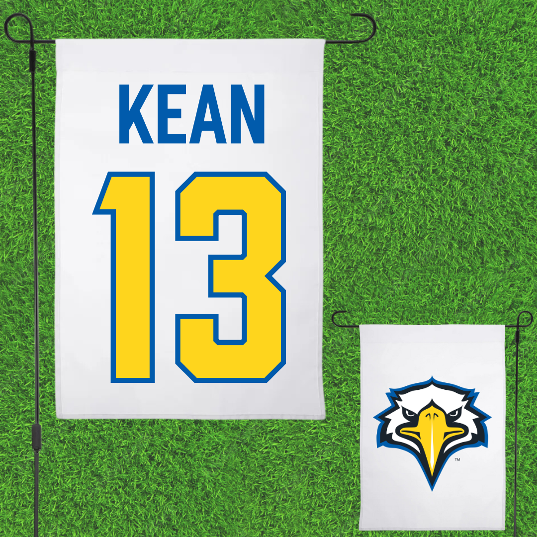 Morehead State University Baseball White Garden Flag - #13 Alex Kean