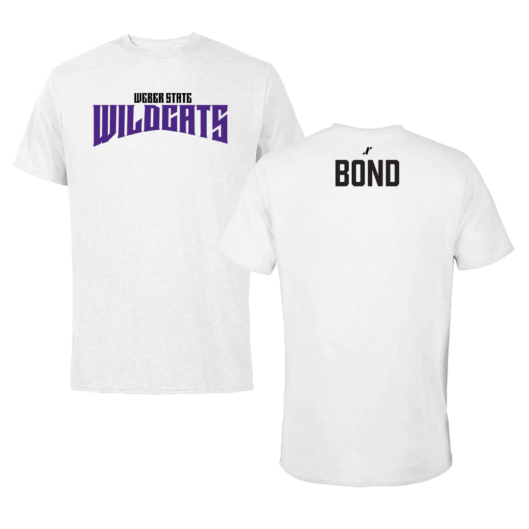 Weber State University Football White Classic Tee - Dante Bond
