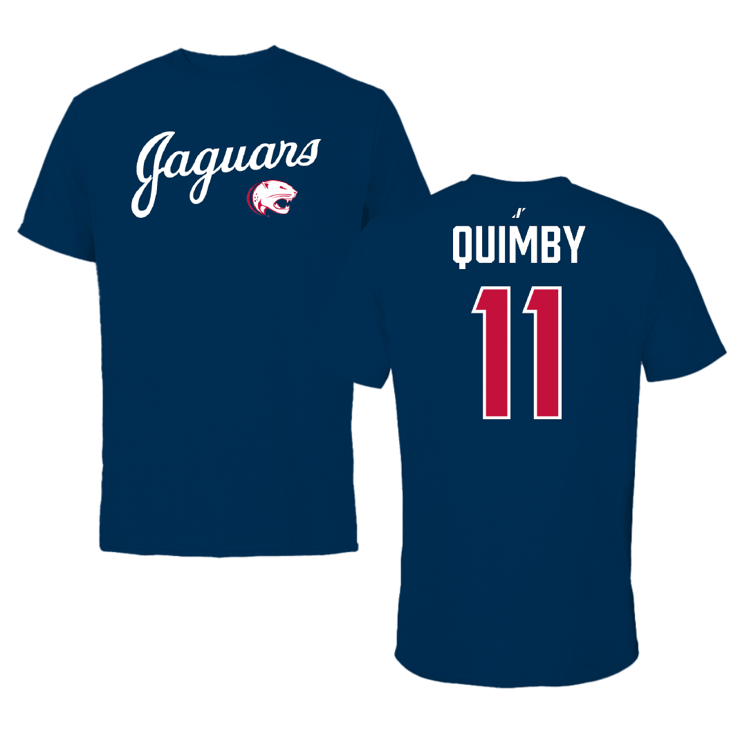 University of South Alabama Baseball Navy General Tee - #11 Bryant Quimby
