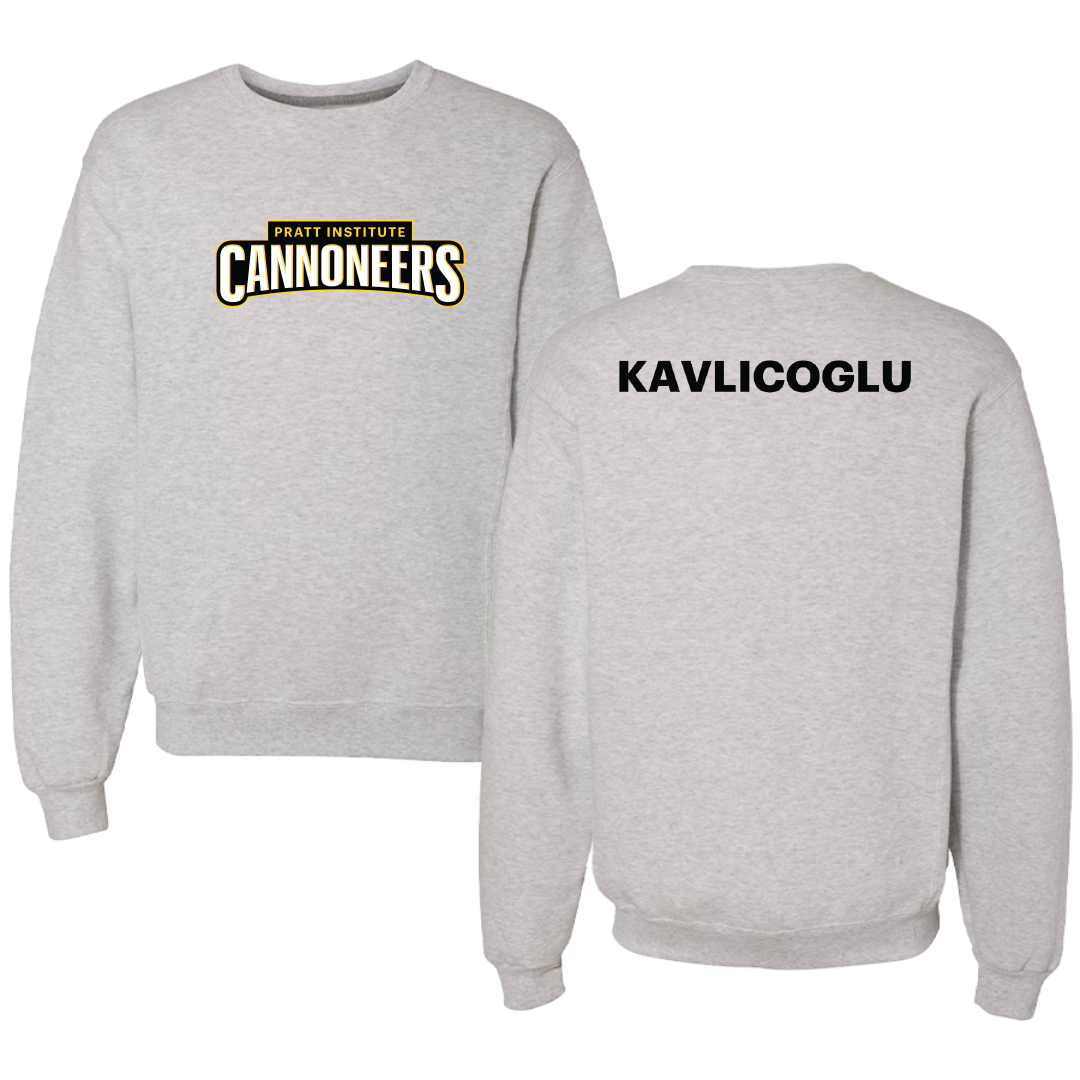 Pratt Institute TF and XC Light Gray Crewneck - Melis Kavlicoglu
