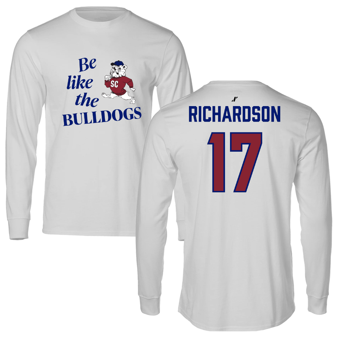 South Carolina State University Football Light Gray Be Like Us Long Sleeve - #17 Malik Richardson