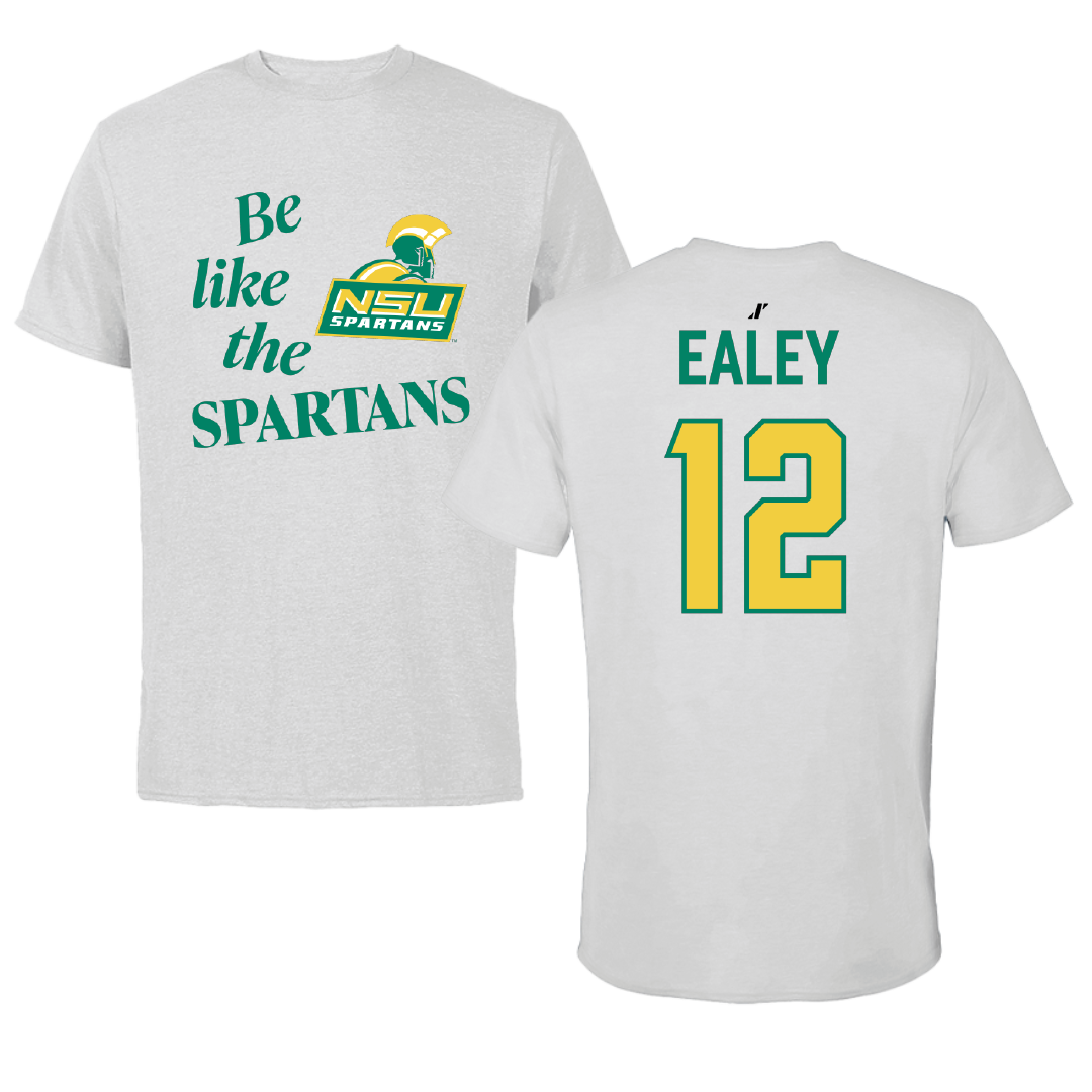 Norfolk State University Baseball Light Gray Be Like Us Performance Tee - #12 Thomas Ealey