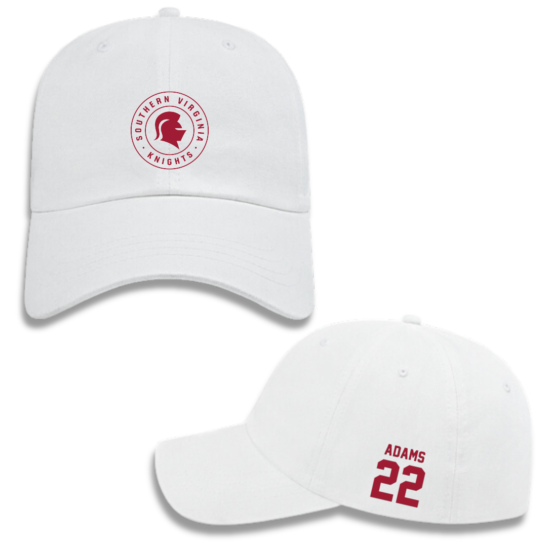 Southern Virginia University Football White Hat - #22 Spike Adams