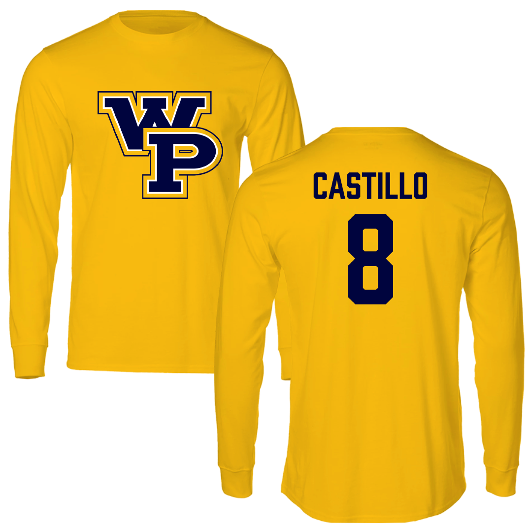 William Penn University Volleyball (M) Gold Long Sleeve - #8 Benjamin Castillo