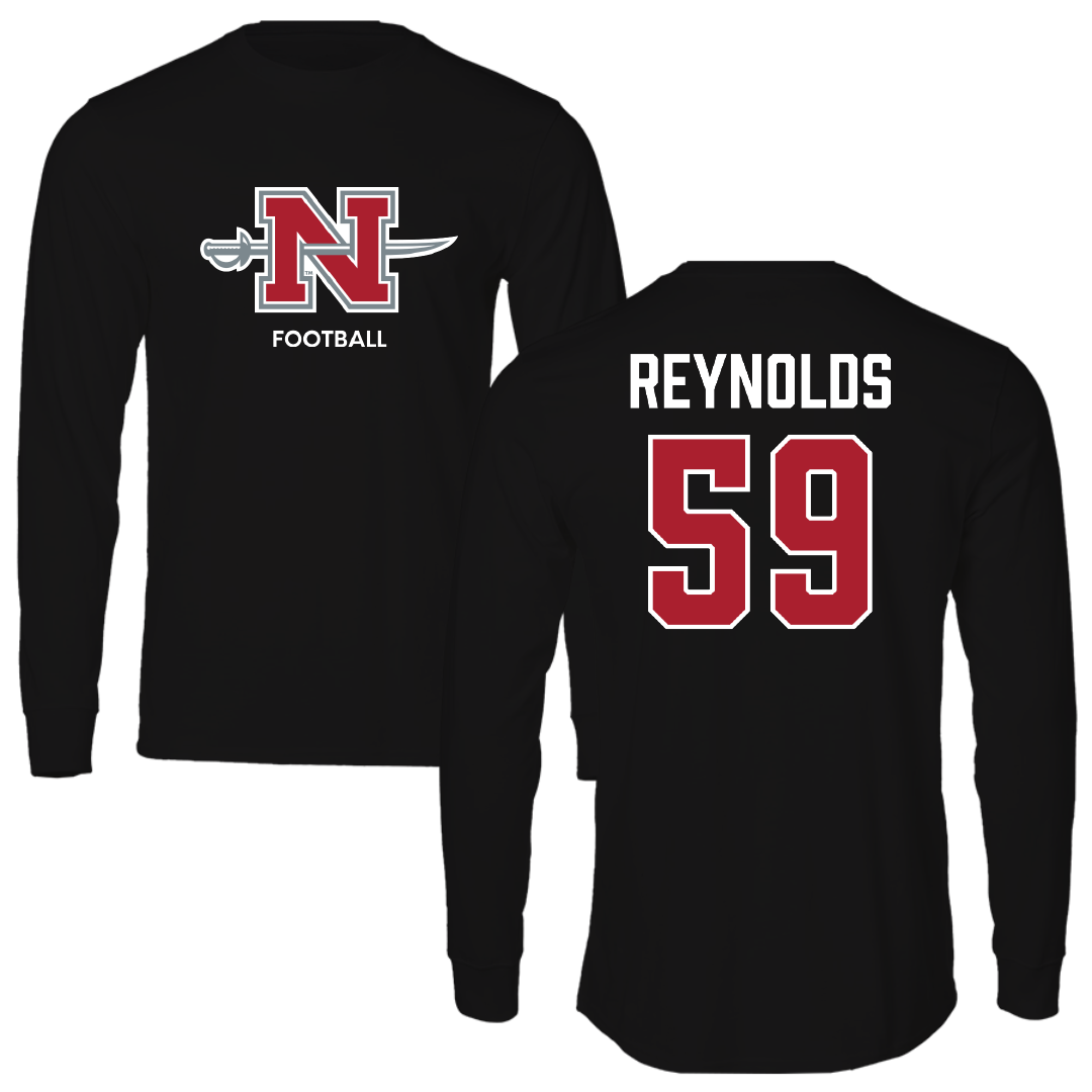 Nicholls State University Football Black Mascot Performance Long Sleeve - #59 Ethan Reynolds