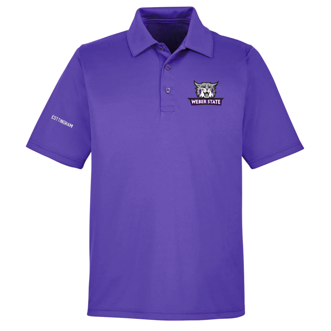Weber State University Cheer Purple Polo - Kobe Cottingham