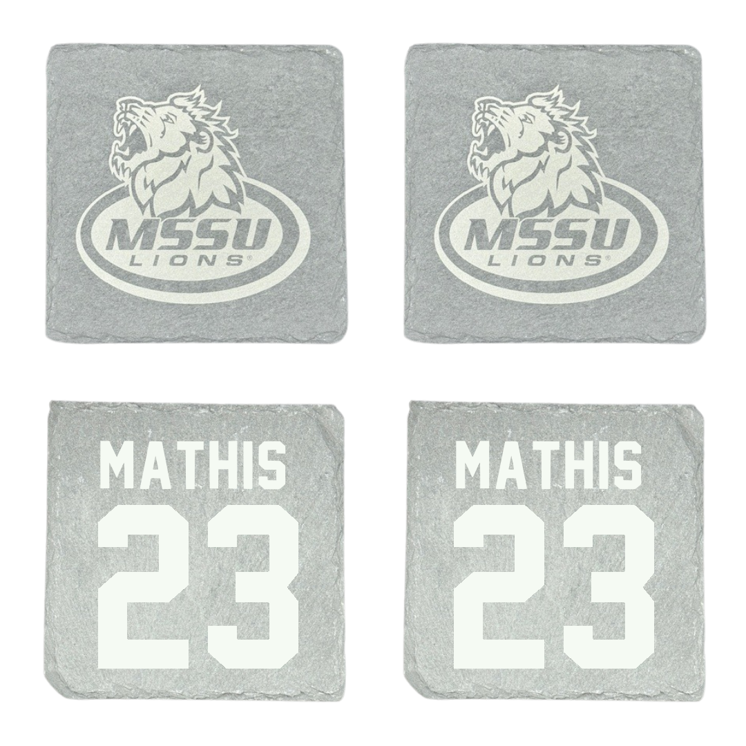 Missouri Southern State University Football Stone Coaster (4 Pack)  - #23 Kaleb Mathis