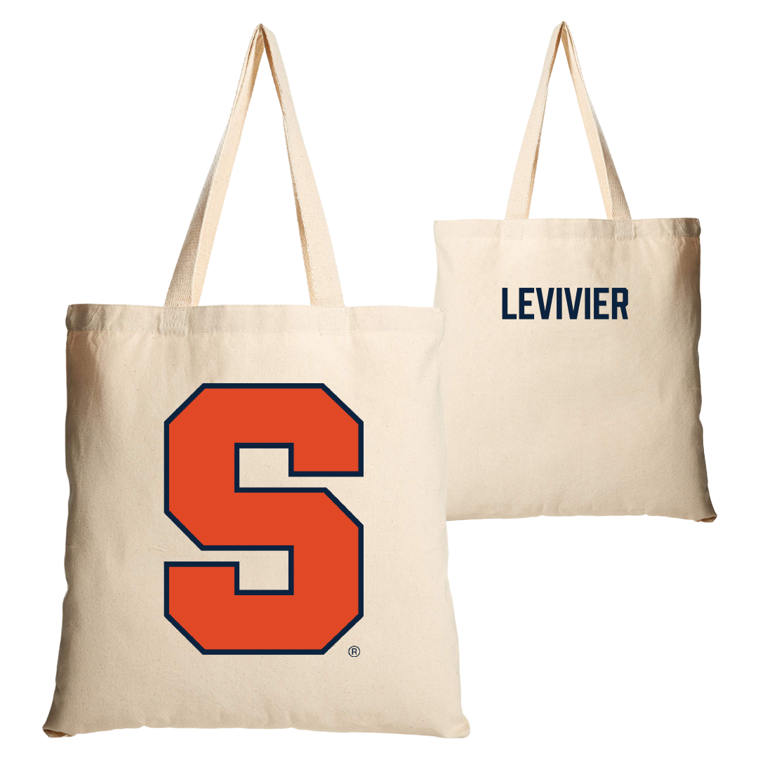 Syracuse University Tennis Tan Canvas Tote Bag - Constance Levivier