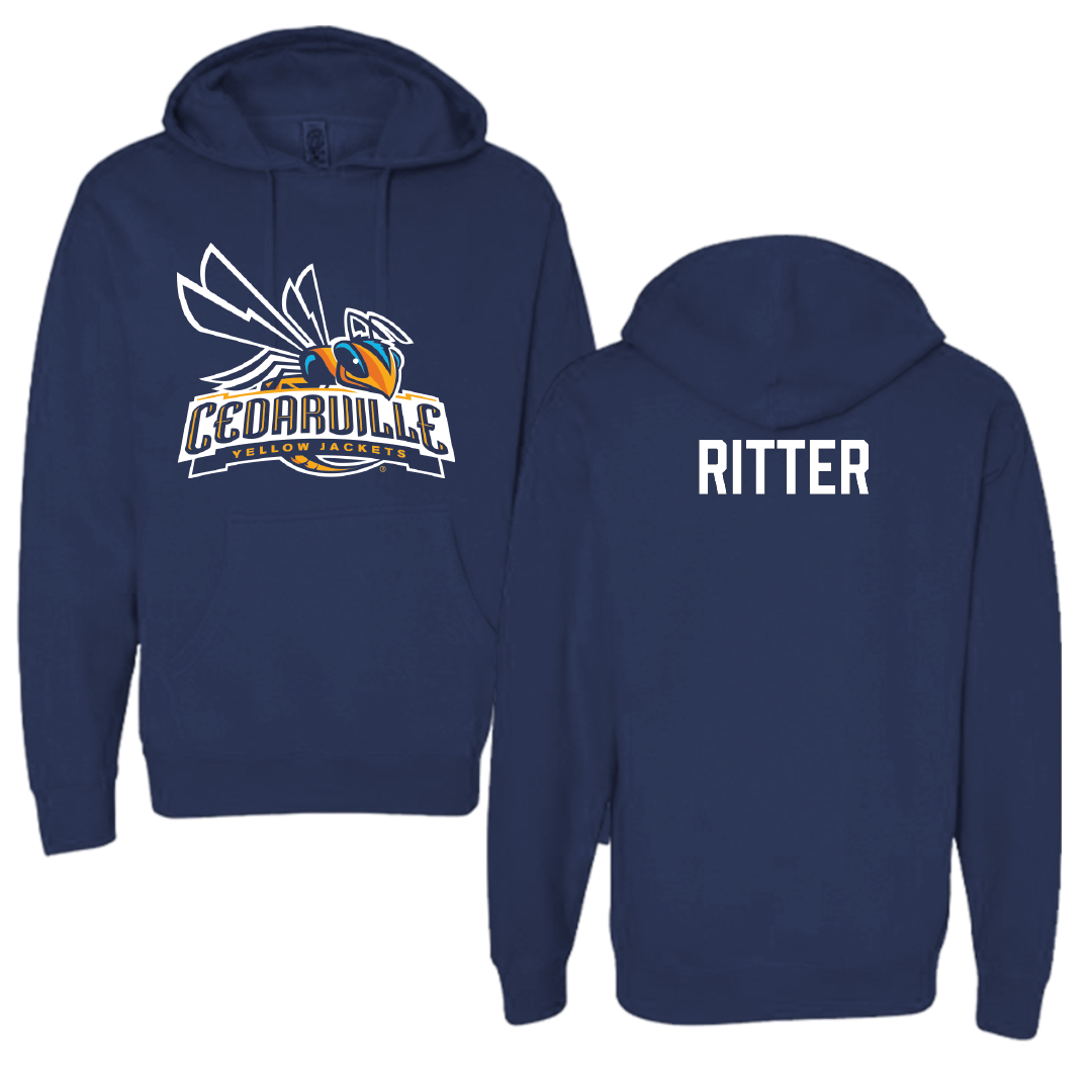 Cedarville University Golf Navy Hoodie - Huston Ritter
