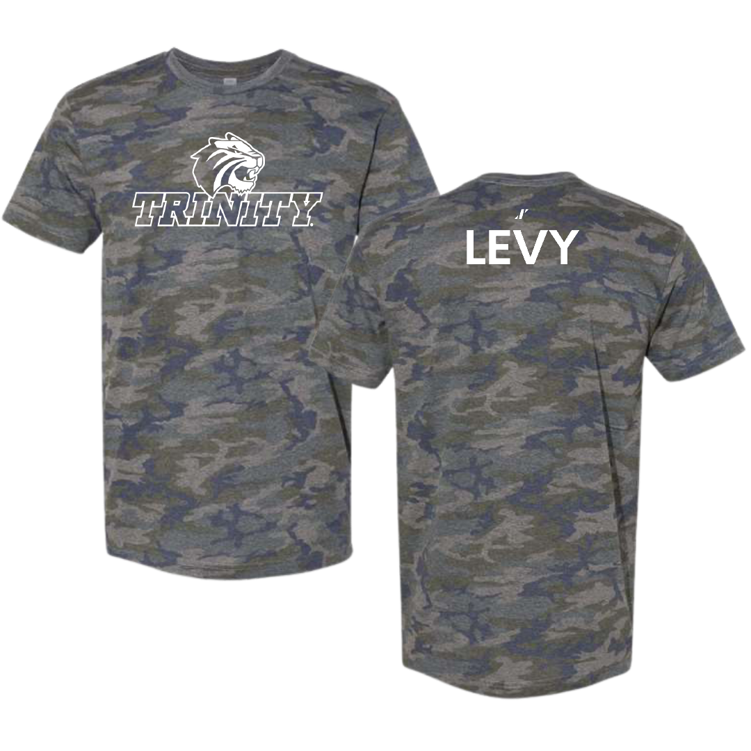Trinity University (Texas) Baseball Vintage Camo Tee - Asher Levy