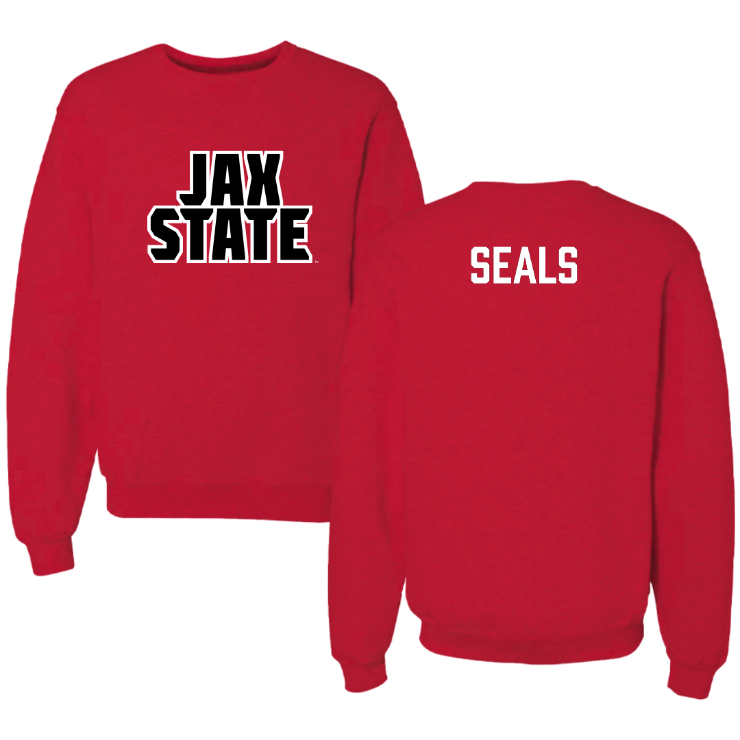 Jacksonville State University TF and XC Red Crewneck - Lydia Seals