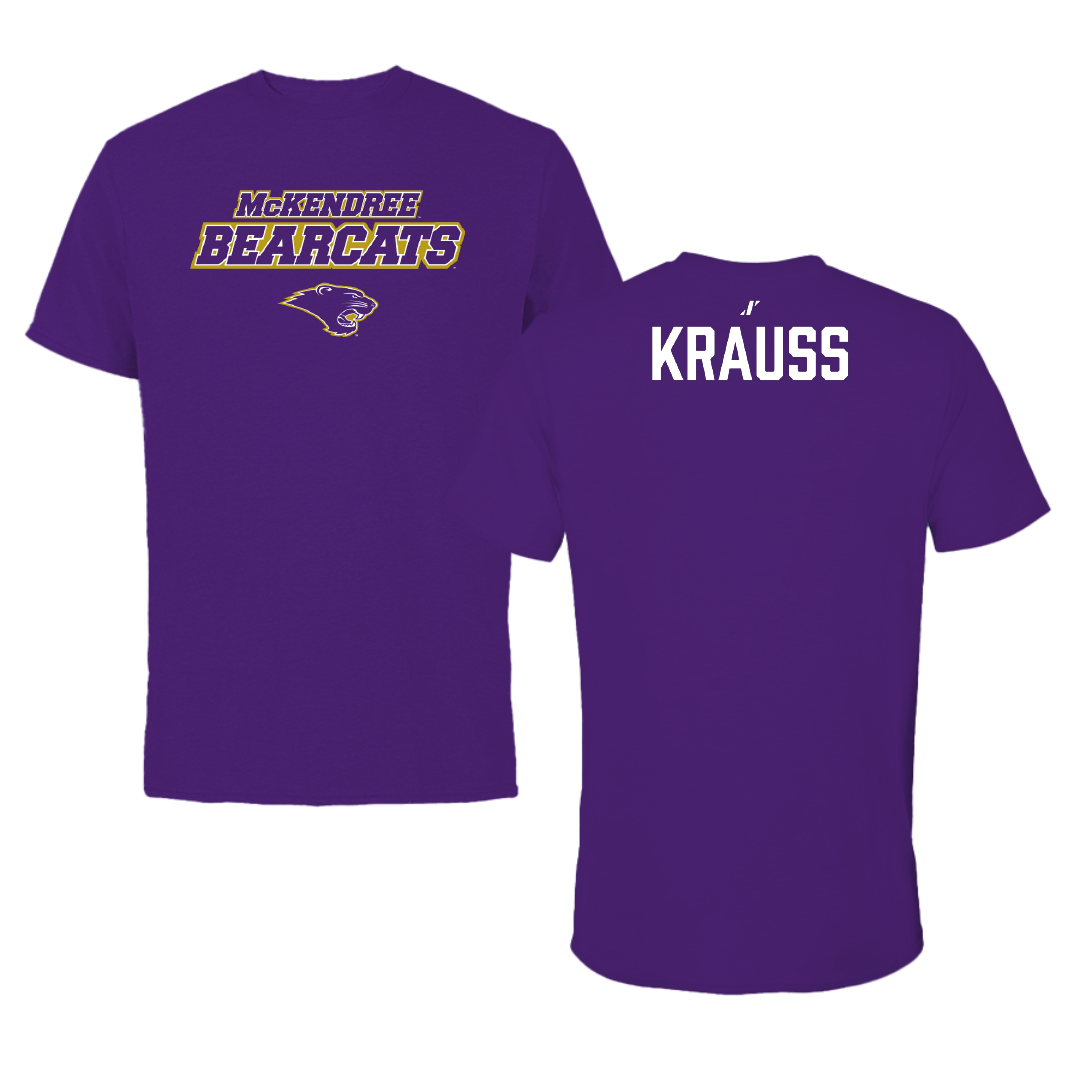 McKendree University Wrestling Purple General Performance Tee - Lydia Krauss