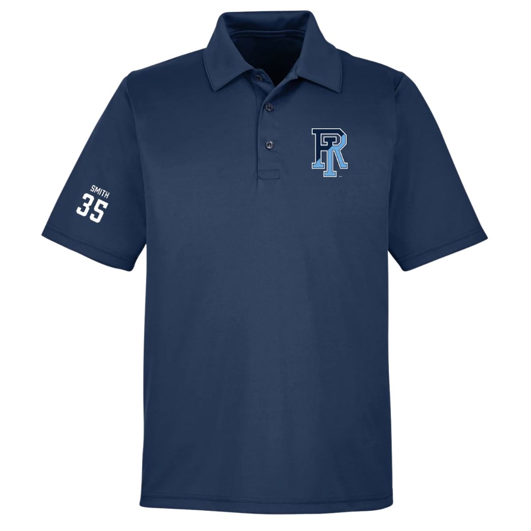 University of Rhode Island Basketball (M) Navy Polo - #35 Jameson Smith