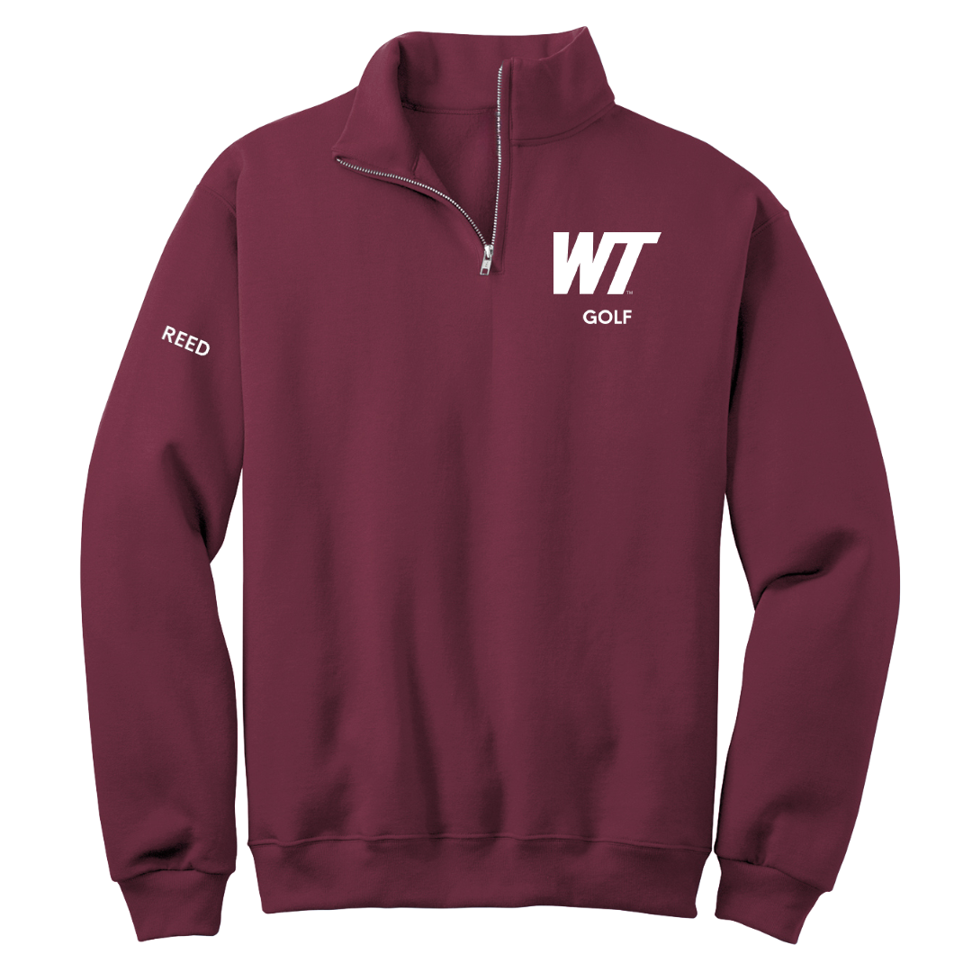 West Texas A&M University Golf (W) Maroon Quarter-Zip - Sarah Reed