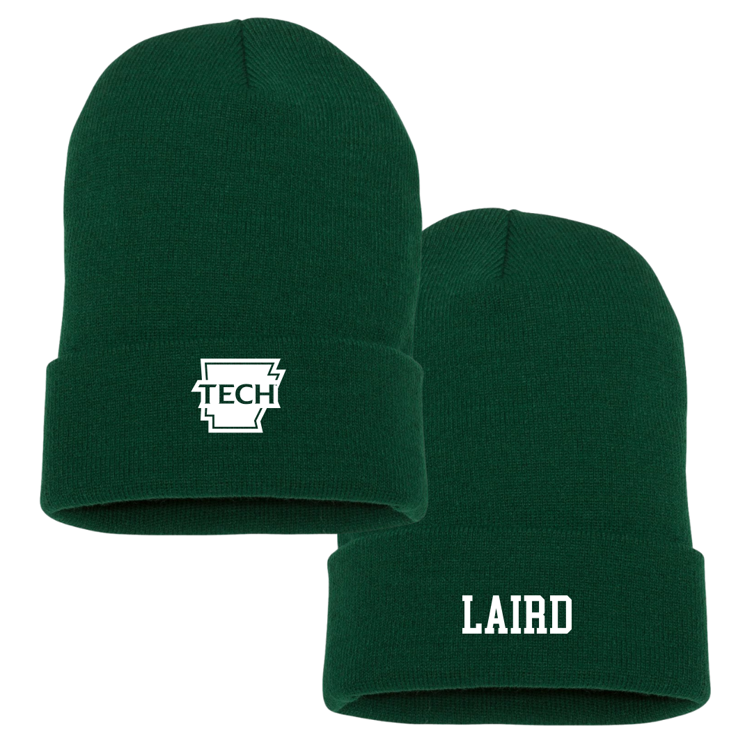 Arkansas Tech University Baseball University Green Beanie - #23 Brady Laird