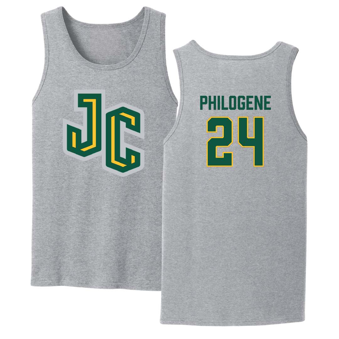 New Jersey City University Basketball (M) Sport Gray Tank Top - #24 Mekhi Philogene
