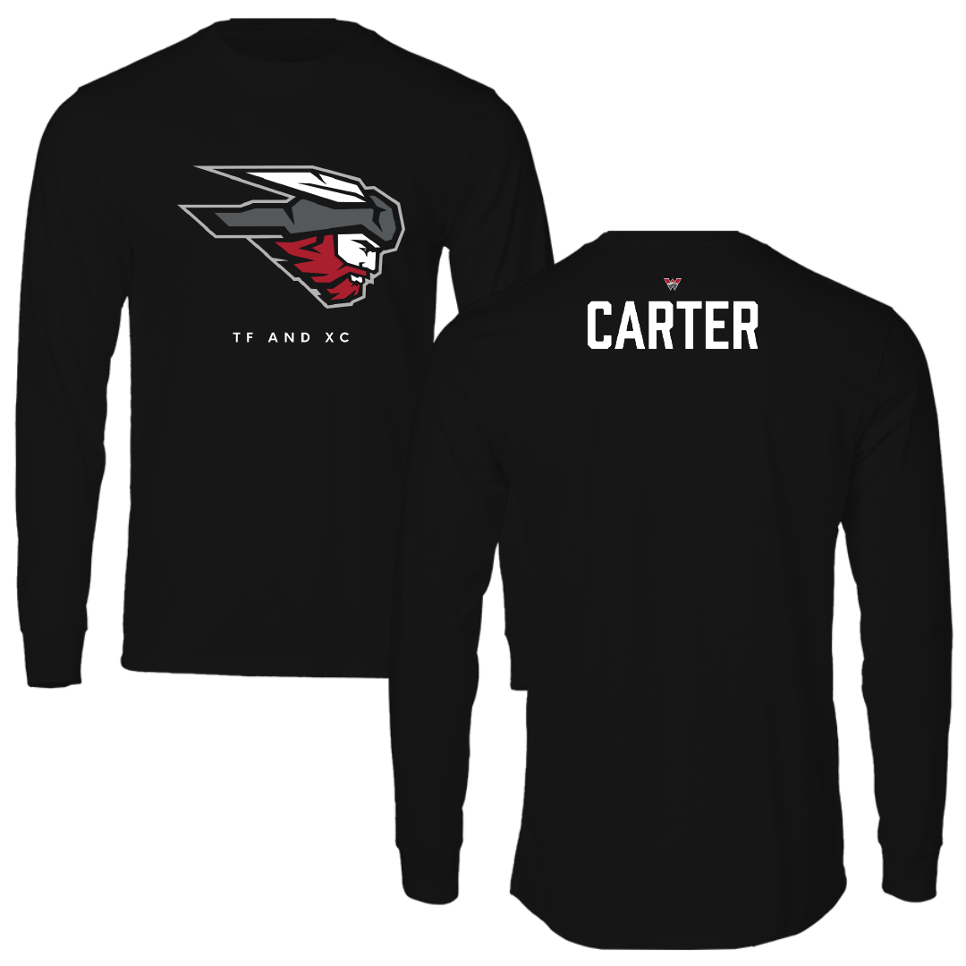 Western Colorado University TF and XC Black Long Sleeve - Shawn Carter