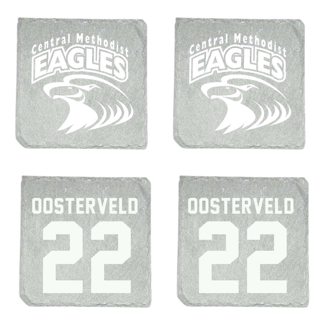 Central Methodist University Soccer Stone Coaster (4 Pack)  - #22 Sara Oosterveld