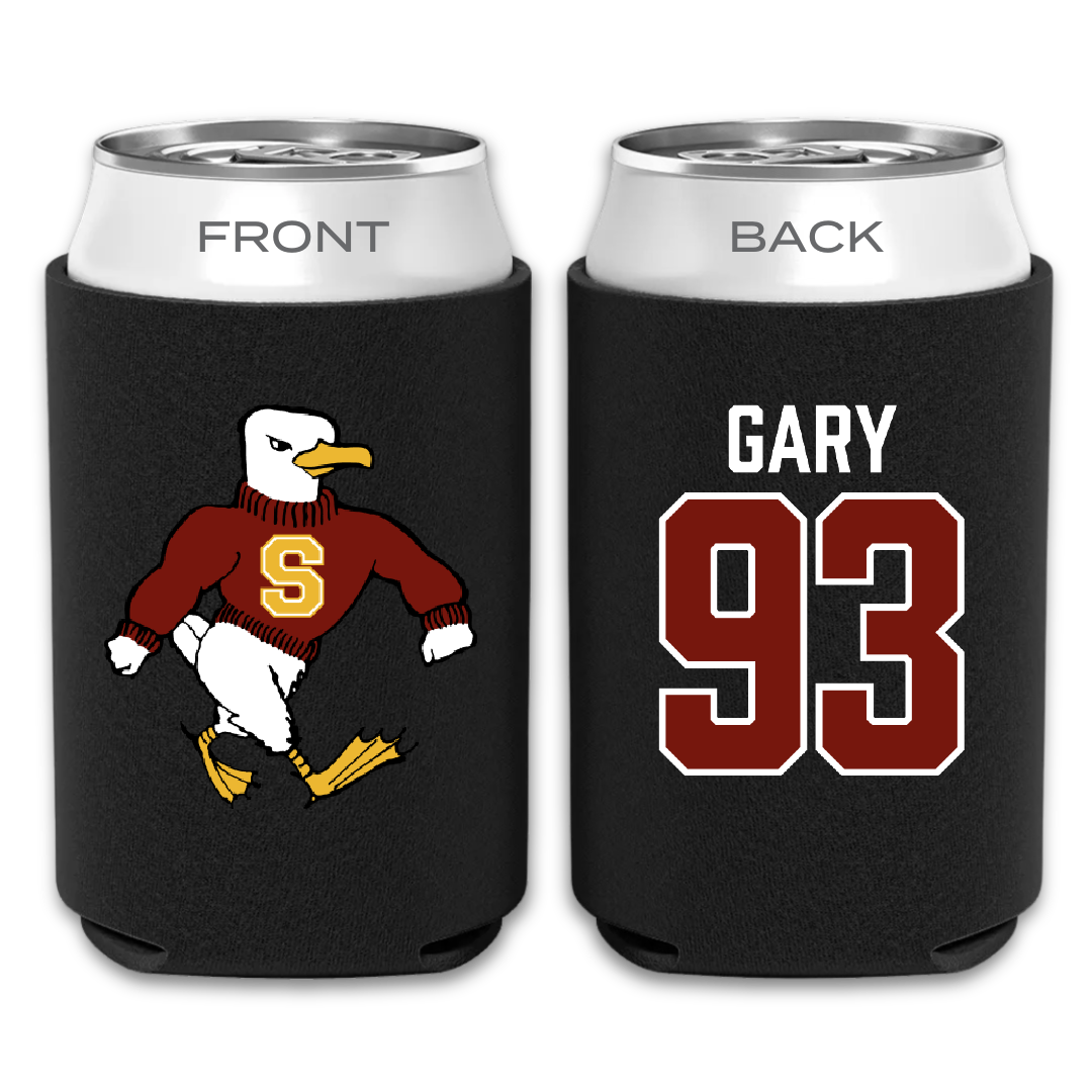Salisbury University Football Black Can Cooler - #93 Jayson Gary